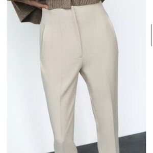 Elegant Cream Women's Pants